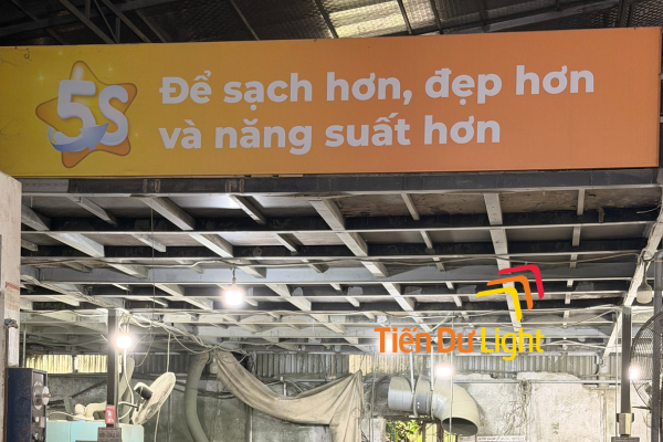 Biển hiệu 5S giúp không gian làm việc ngăn nắp