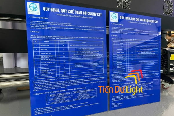 Biển nội quy an toàn nhà máy vô cùng quan trọng