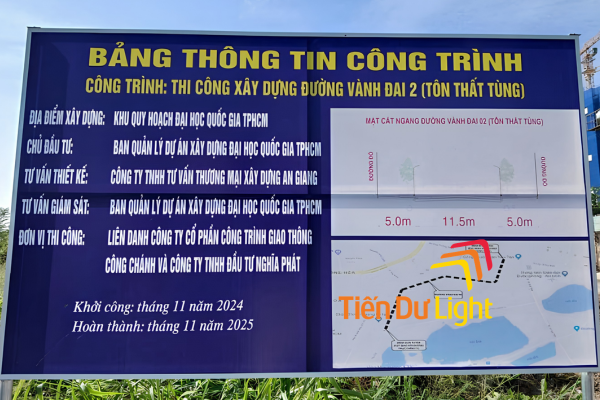 Biển thông tin công trình, dự án xây dựng