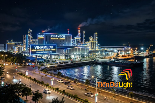Biển nhà máy đèn LED đẹp, ấn tượng
