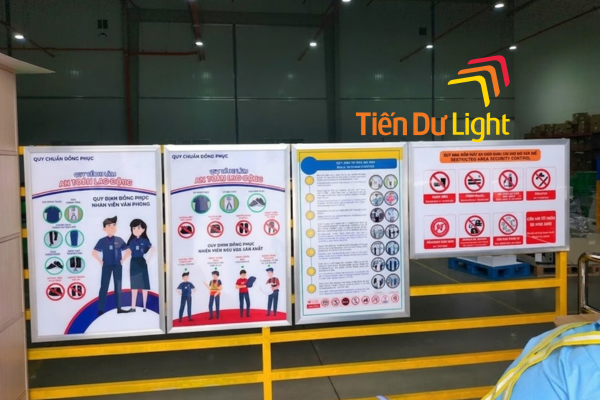 Biển nội quy nhà xưởng chuẩn an toàn lao động, chuyên nghiệp