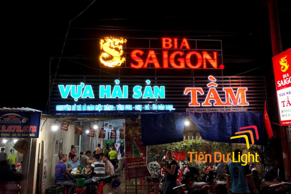 Biển quảng cáo bia Sài gòn đẹp, nổi bật, thu hút khách hiệu quả