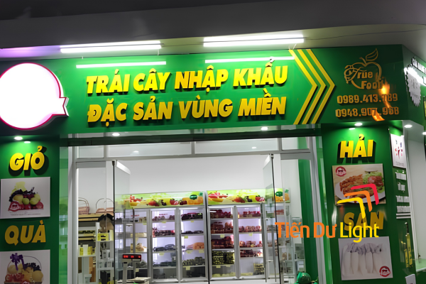 Tạo dấu ấn riêng với biển quảng cáo cửa hàng đặc sản hút mắt