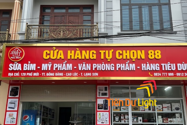 Làm biển quảng cáo cửa hàng tự chọn đẹp, tăng nhận diện
