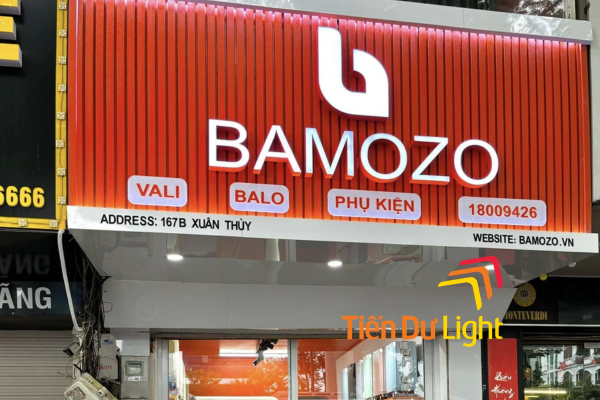 Biển quảng cáo cửa hàng vali đẹp, thu hút, nâng tầm thương hiệu