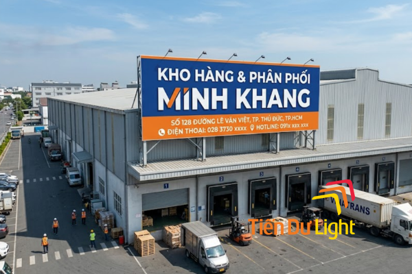 Biển quảng cáo kho hàng chuyên nghiệp