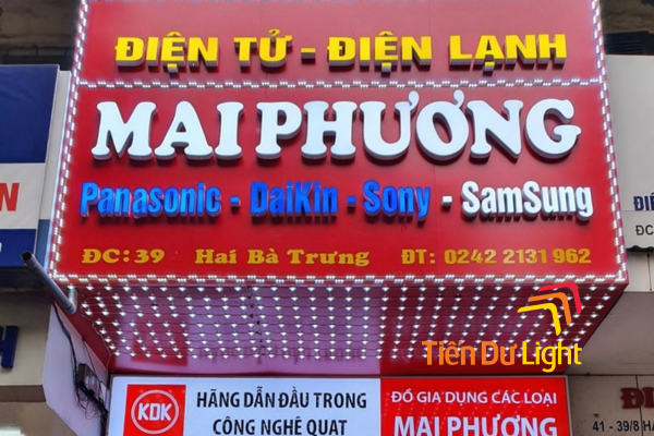 Biển quảng cáo showroom điện lạnh chất lượng cao