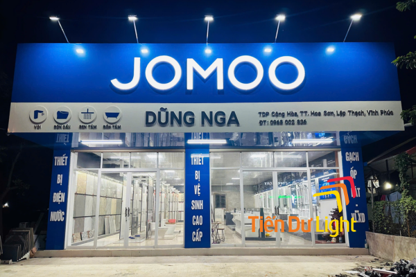Biển quảng cáo showroom điện máy đẹp, hiện đại, thu hút