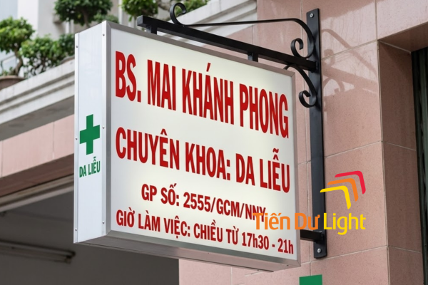 Biển vẫy phòng khám da liễu thu hút khách hàng hiệu quả, chuyên nghiệp