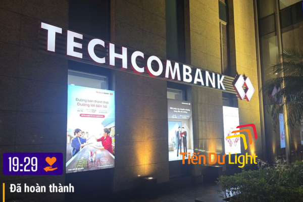 Chữ nổi quảng cáo ngân hàng đẹp, chuẩn nhận diện thương hiệu