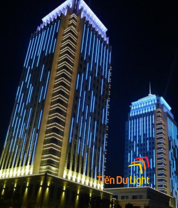 Facade lighting khách sạn: Nâng tầm kiến trúc và giá trị thương hiệu
