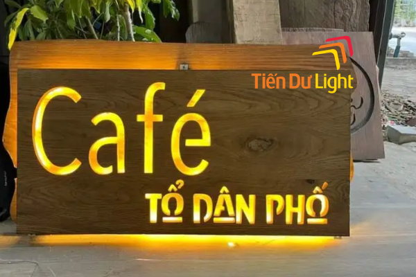 Làm biển quảng cáo bằng gỗ: Đẹp mộc mạc, ấn tượng và khác biệt