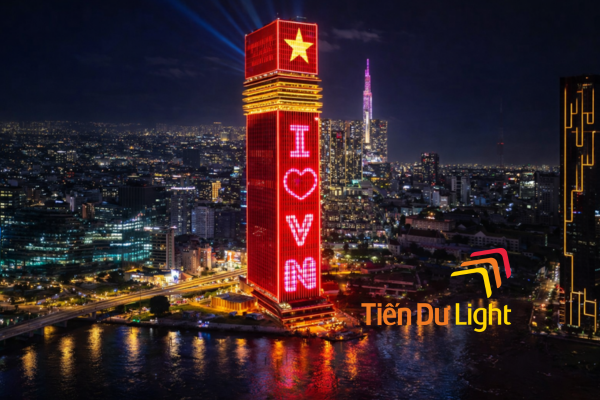 Facade Lighting tòa nhà cao tầng thu hút mọi ánh nhìn