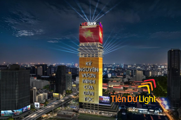 Hệ thống led mặt dựng facade lighting nhiều ngân hàng yêu thích