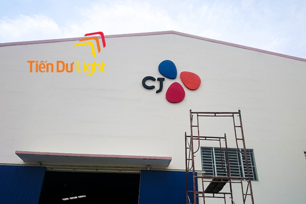 Các loại logo chữ nổi nhà xưởng