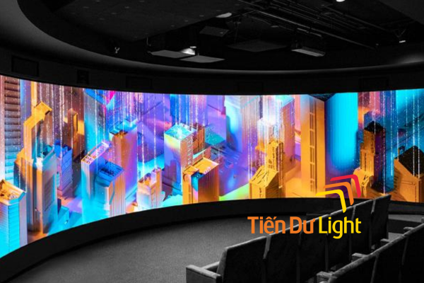 Màn hình LED uốn cong đẹp, sang trọng
