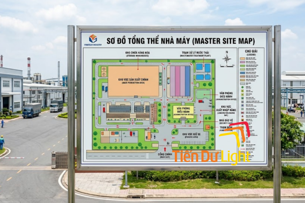 Sơ đồ tổng thể nhà máy chuẩn nhận diện