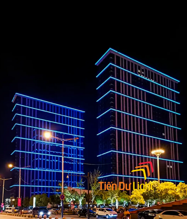 Thi công đèn Led mặt dựng chuyên nghiệp