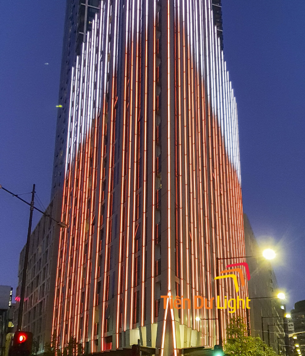 Thi công facade lighting chuẩn kỹ thuật, đẹp bền theo thời gian