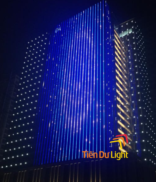 Tiến Dư Light thi công hệ thống chiếu sáng mặt dựng chuyên nghiệp