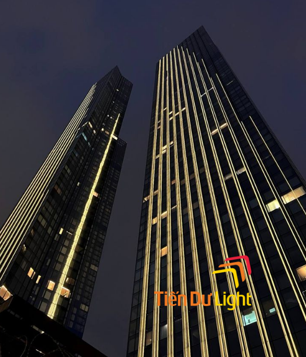 Lưu ý khi thi công facade lighting Nghệ An