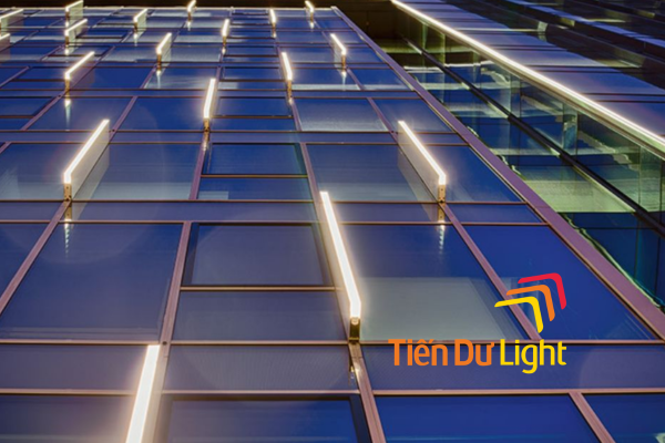 Thiết kế ánh sáng mặt dựng tôn vẻ đẹp đẳng cấp, giá trị cho công trình