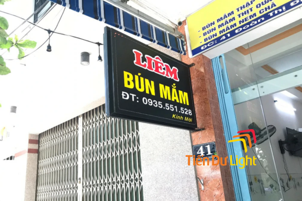 Bảng hiệu bún mắm đẹp, ấn tượng, chuyên nghiệp
