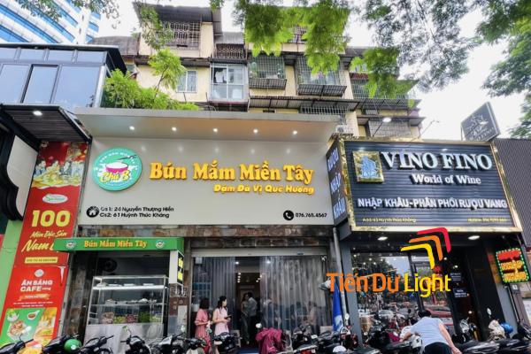 Bảng hiệu bún mắm đẹp: Mẫu thiết kế ấn tượng, dễ ghi nhớ