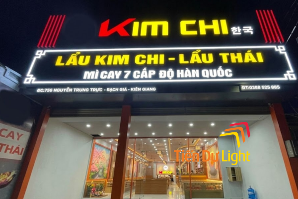 Bảng hiệu lẩu Thái chuyên nghiệp góp phần tạo dấu ấn riêng