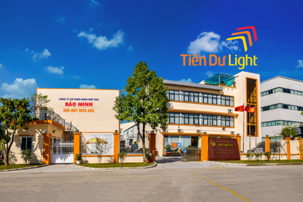 Mẫu bảng hiệu nhà máy bánh kẹo đẹp, hiện đại và ấn tượng