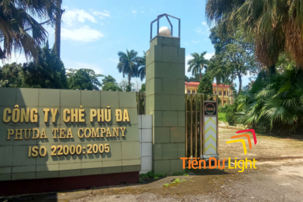 Các loại vật liệu làm bảng hiệu nhà máy chè phổ biến