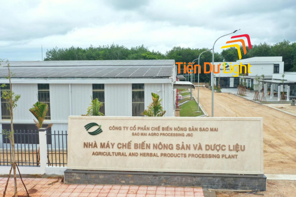 Bảng hiệu nhà máy chế biến nông sản chuyên nghiệp, bền đẹp