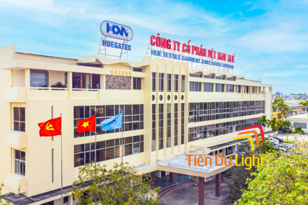 Bảng hiệu nhà máy dệt may ấn tượng, chuẩn nhận diện thương hiệu