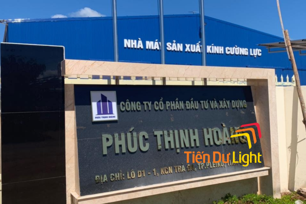 Bảng hiệu nhà máy kính đẹp, khẳng định vị thế doanh nghiệp