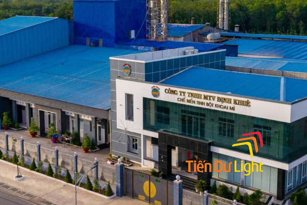 Thi công bảng hiệu nhà máy sản xuất bột trọn gói, theo yêu cầu