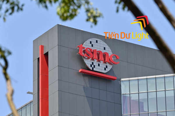Bảng hiệu nhà máy sản xuất chip đẹp, hiện đại, bền vững theo thời gian