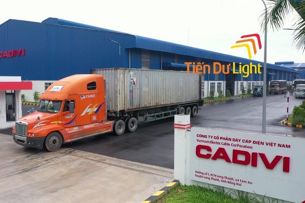 Bảng hiệu nhà máy sản xuất dây cáp điện tăng nhận diện, gây ấn tượng