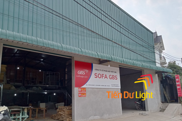 Bảng hiệu nhà máy sản xuất sofa đẹp, nổi bật và chuyên nghiệp