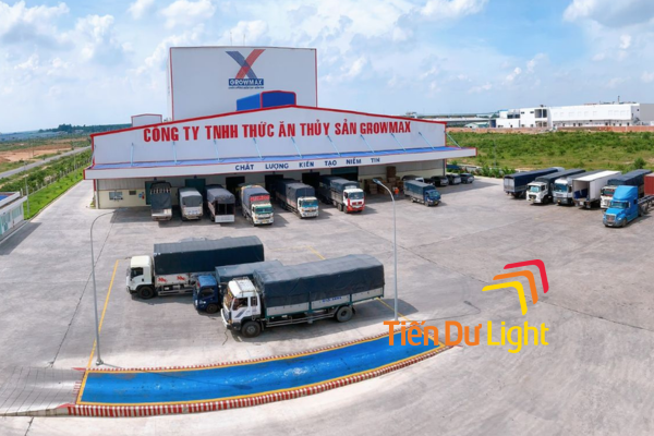 Bảng hiệu nhà máy sản xuất thức ăn thủy sản: Đẹp, bền và nổi bật