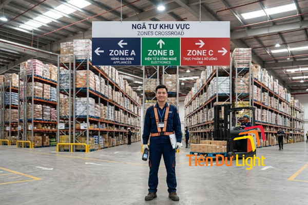 Thi công biển khu vực kho chắc chắn, bền đẹp, đáp ứng yêu cầu