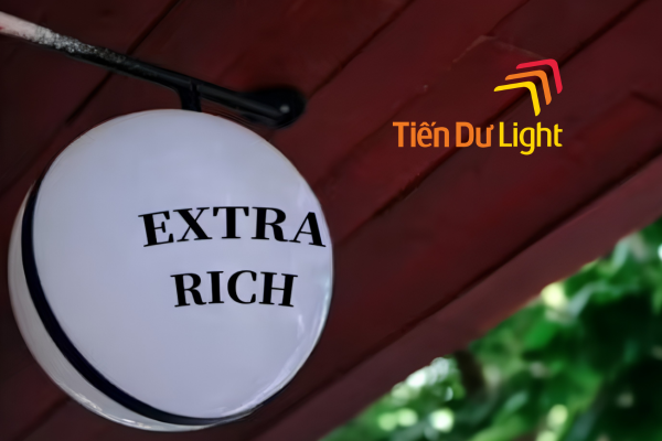 Biển vẫy hình cầu có đèn, tăng nhận diện, nổi bật ban đêm