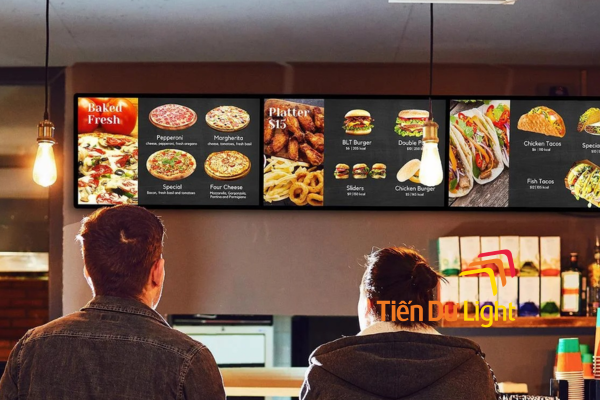 Digital Signage menu nhà hàng: Hiển thị thực đơn hiện đại, hiệu quả