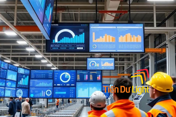 Digital Signage nhà máy: Tạo không gian sản xuất hiện đại, đồng bộ