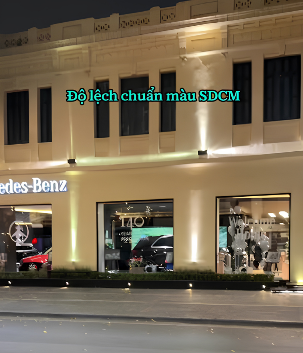 Chỉ số SDCM trong lựa chọn đèn LED kiến trúc: Những điều cần biết
