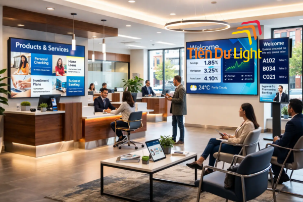 Digital signage bảo hiểm: Tối ưu thông tin, hình ảnh và trải nghiệm