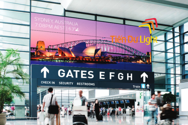 Digital signage sân bay tối ưu thông tin, quảng cáo và chỉ dẫn