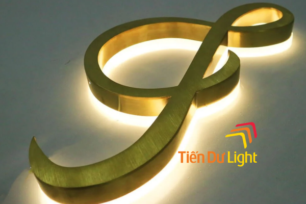 Logo inox sáng chân đẹp, sang trọng và gia công theo yêu cầu