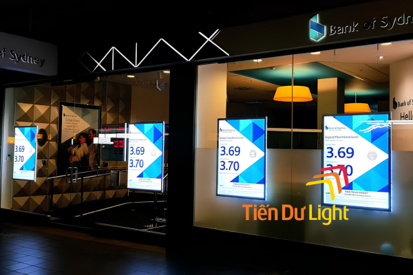 Màn hình LED ngân hàng: Hiển thị thông tin đồng bộ tại điểm giao dịch