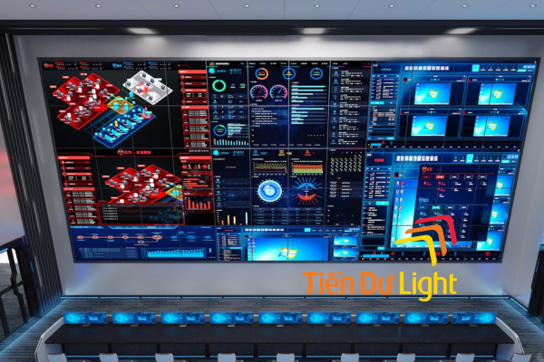 Màn hình LED phòng điều hành chuyên nghiệp, hiển thị sắc nét và ổn định