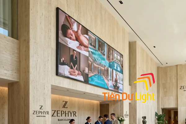 Màn hình LED sảnh tòa nhà hiện đại, nâng tầm không gian kiến trúc